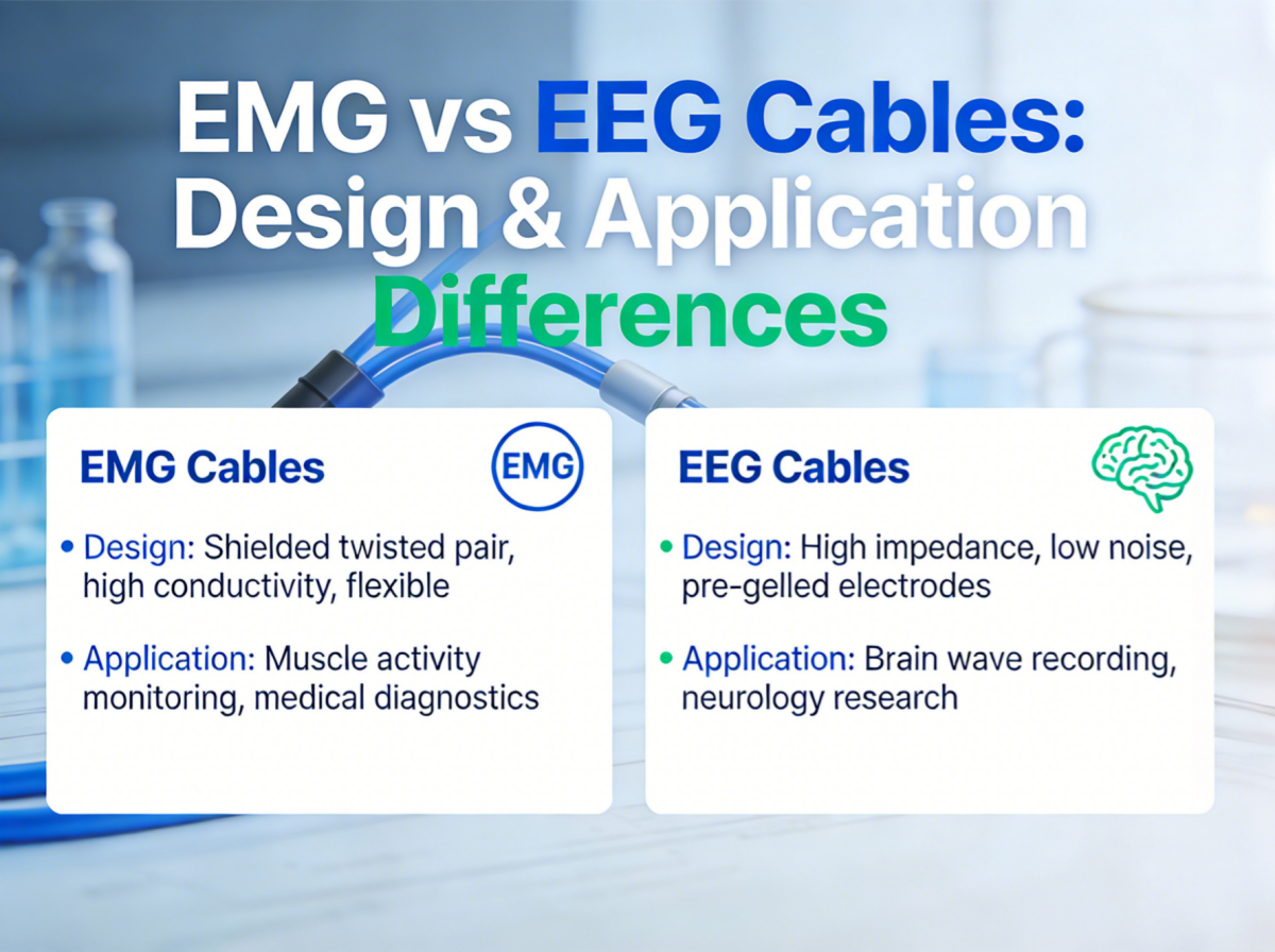 EMG vs EEG Cables: Key Differences in Design & Application